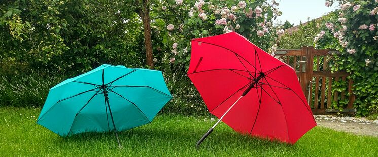 l'eau de vie - farbig - gut beschirmt - es grünt auch bei Regen - tritt durch die Pforte - hier arbeiten Gartenarchitekten